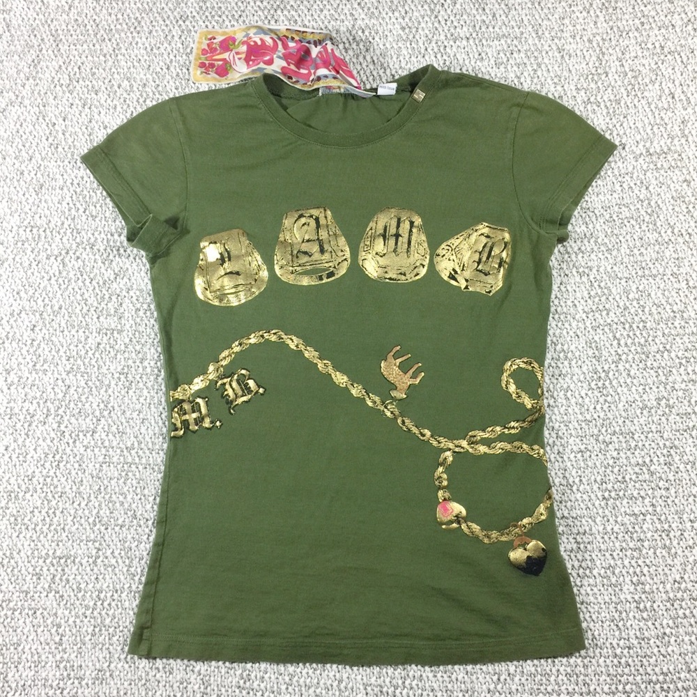 L.A.M.B. Gold jewelry tee